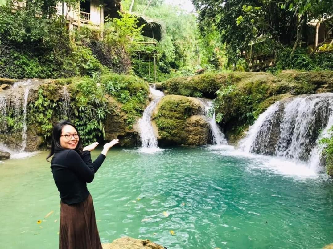 Lepont Mu Waterfall Bungalow 호아빈 외부 사진
