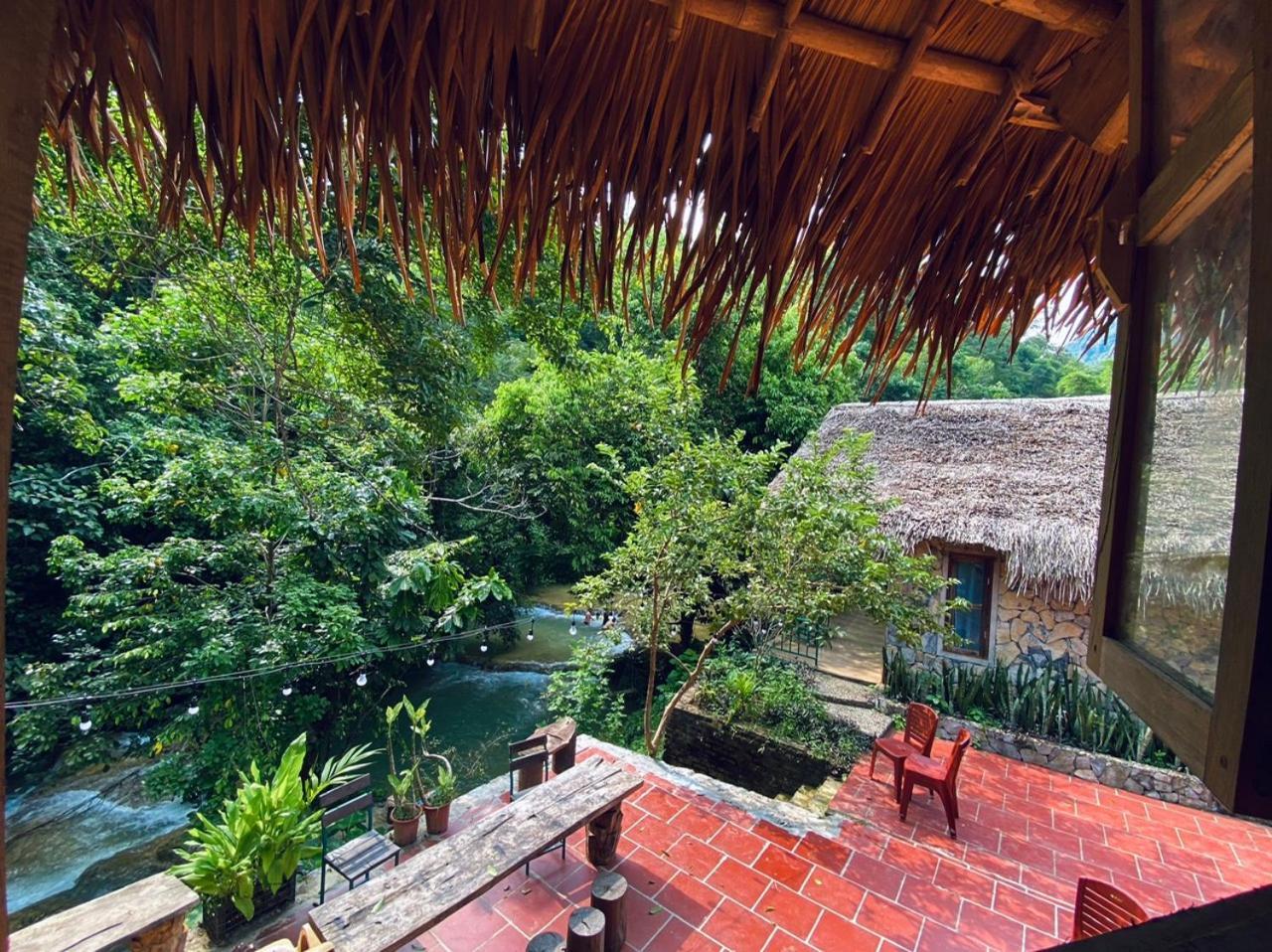Lepont Mu Waterfall Bungalow 호아빈 외부 사진