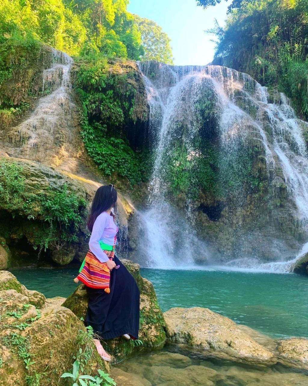 Lepont Mu Waterfall Bungalow 호아빈 외부 사진