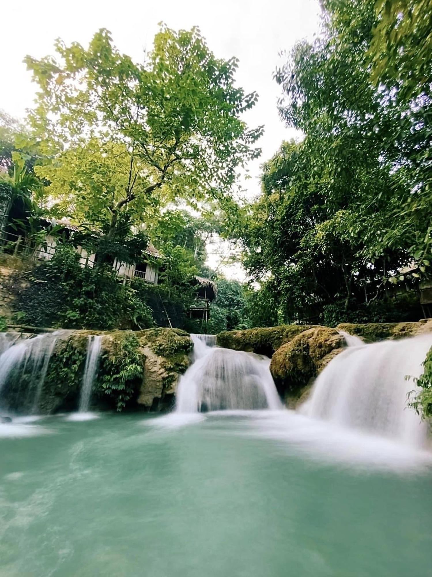 Lepont Mu Waterfall Bungalow 호아빈 외부 사진