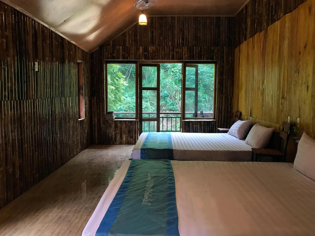 Lepont Mu Waterfall Bungalow 호아빈 외부 사진